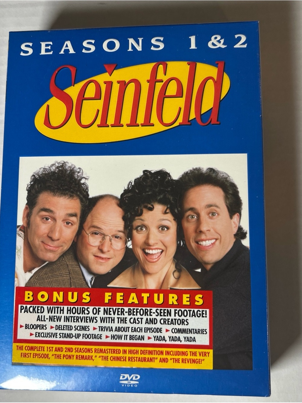 Seinfeld Seasons 1 & 2 DVD Box Set - new sealed
